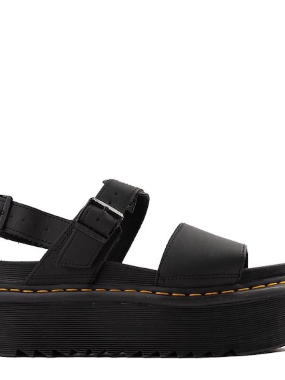 Womens Dr. Martens Voss Platform Sandal - Black Womens 9